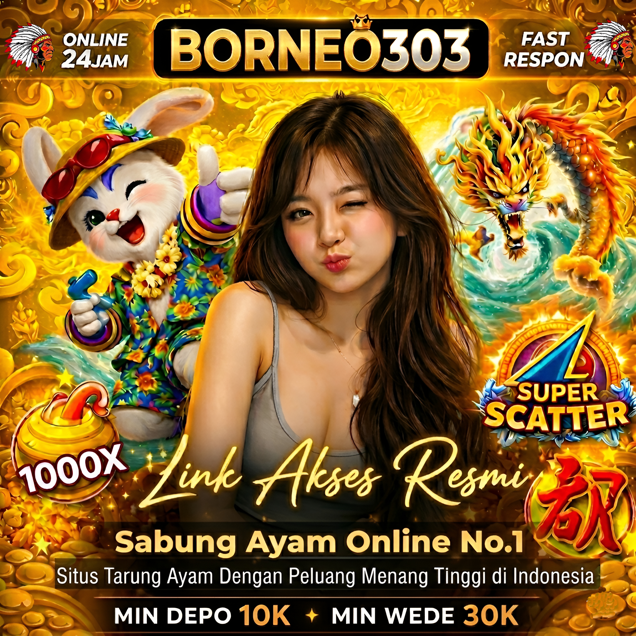 Login BORNEO303 dan akses link alternatif situs sabung ayam online no.1 terpercaya